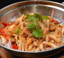 Spicy Squid in Dry Pot