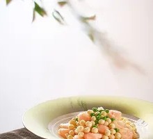 Hand-peeled River Shrimp with Job's Tears
