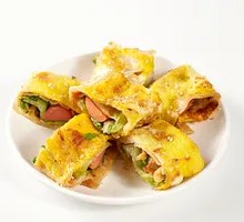 Grilled Cold Noodles with Chicken Sausage