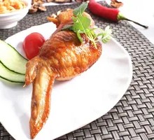 Fried Chicken Wing Rice Roll