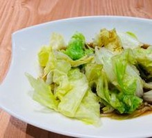 Boiled lettuce