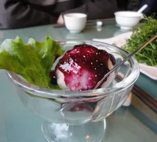 Chinese Yam with Blueberries
