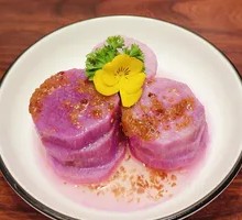 Braised Purple Yam with Osmanthus