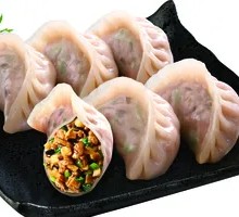 Corn and Three-Flavor Steamed Dumplings