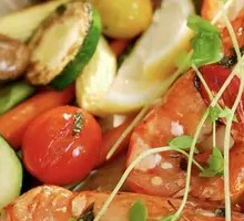 Charcoal-Grilled Black Tiger Shrimp