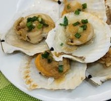 Steamed Scallops