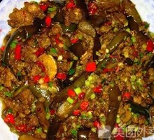 Minced Pork with Eggplant Strips
