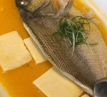 Cantonese Salted Sea Bass Half