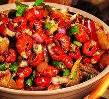 Frog and Prawn Tail Stew