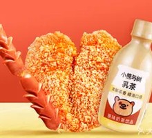 Spicy Chicken Cutlet with Grilled Sausage and Milk Tea