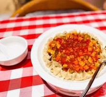 Sauce-drizzled Buckwheat Noodles
