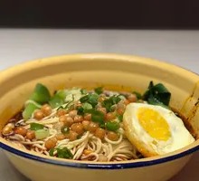 Noodles with Fried Egg