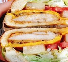 Grilled Pineapple Chicken Burger