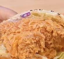 Spicy Chicken Leg Chinese Burger