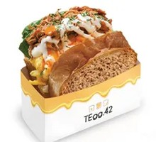 Whole Wheat Tuna Scrambled Egg Toast