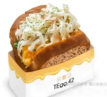 Whole Wheat Crab Stick Scrambled Egg Toast