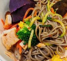 Pan-Seared Chicken Breast Buckwheat Noodle Salad