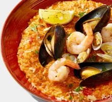 Seafood Party Tomato Risotto Bowl