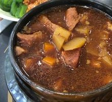 Braised Beef Tendon and Brain煲