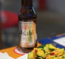 Peeled and Crushed Cucumber