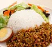 Minced Pork with Sour Beans Rice