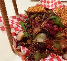 脆脆拉面爆鸡胗