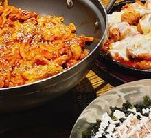 Stir-Fried Squid with Pork Belly