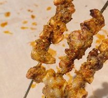 Grilled Lamb Heart Intestine
