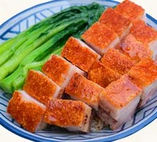 Crispy Cantonese Roast Pork Rice