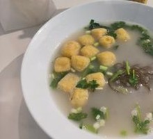 Fried Tofu with Vermicelli Soup