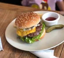 Creamy Mushroom Burger