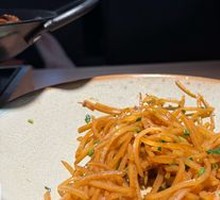 Pork Belly Stir-Fried with Potato Strips