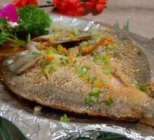 Aluminum-foil Grilled Crucian Carp
