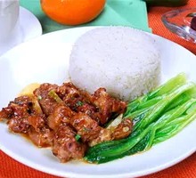 Braised Pork Ribs Rice