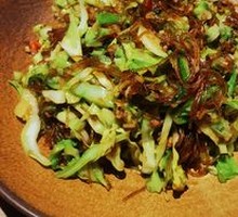 Stir-fried cabbage with vermicelli