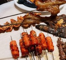 Grilled Halibut Head