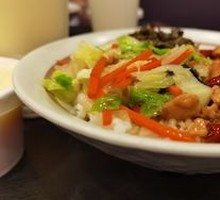 Spicy Kung Pao Chicken with Tofu Rice