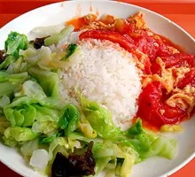 Tomato and Egg Rice
