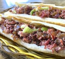 Meat-filled Flatbread