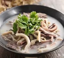 Clear Soup with Lamb Offal