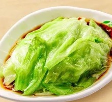 Boiled lettuce