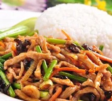 Fish-Flavored Shredded Pork Rice