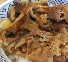 Mushroom Beef Rice Bowl