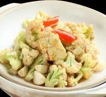 Large Bowl of Organic Cauliflower