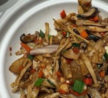Stir-fried Three Mushrooms