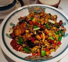 Stir-fried Mountain Radish with Homemade Sausage