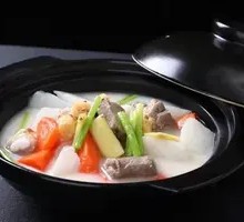 Salted Pork Bone Stew with Chinese Yam