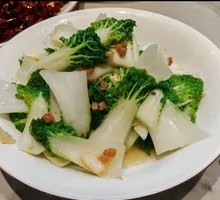Fried Pork Crumbs with Bok Choy