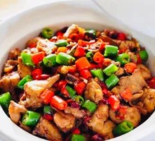 Stir-Fried Chicken with Red Chili Peppers