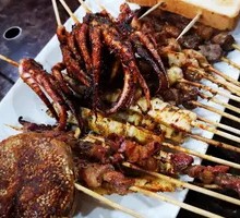 Grilled Squid Tentacles